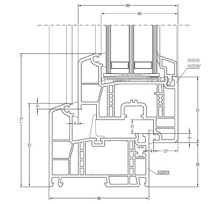 Rehau Geneo 86